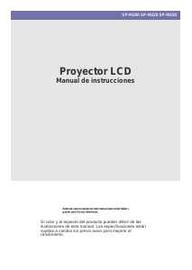 Manual de uso Samsung SP-M200 Proyector