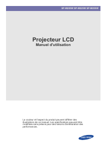 Mode d’emploi Samsung SP-M225W Projecteur