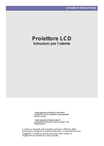 Manuale Samsung SP-M250 Proiettore