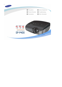Manual Samsung SP-P400B Projector