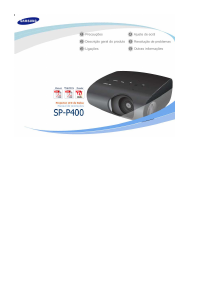 Manual Samsung SP-P400B Projetor