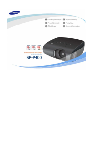 Bruksanvisning Samsung SP-P400B Projektor