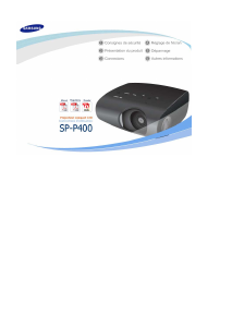 Mode d’emploi Samsung SP-P400B Projecteur
