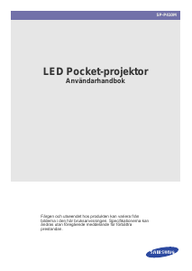 Bruksanvisning Samsung SP-P410M Projektor