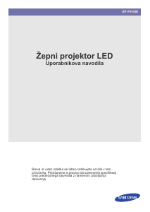 Priročnik Samsung SP-P410M Projektor