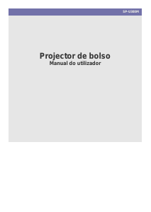 Manual Samsung SP-U300M Projetor