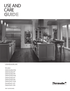 Manual de uso Thermador DWHD640JPR Lavavajillas