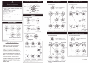 Manual de uso Marea 25165 Digital Reloj de pulsera