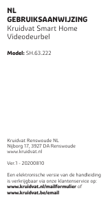 Mode d’emploi Kruidvat SH.63.222 Sonnette de porte