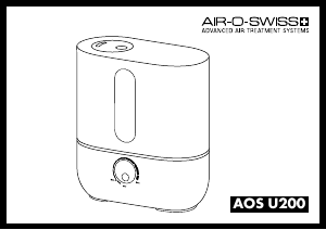 说明书 Air-O-Swiss U200 加湿器