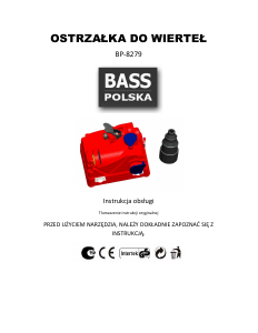 Instrukcja Bass Polska BP-8279 Ostrzałka do wierteł