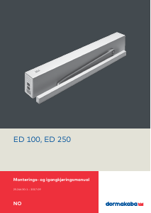 Bruksanvisning Dormakaba ED 100 Dørklokke