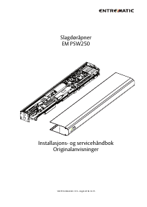Bruksanvisning Entrematic EM PSW250 Dørklokke