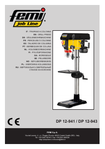 Instrukcja Femi DP 12-943 Wiertarka stołowa