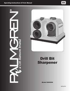 Manual Palmgren 9682906 Drill Bit Sharpener