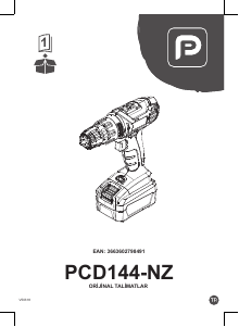 Kullanım kılavuzu Performance Power PCD144-NZ Matkap tornavida