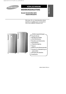 Bedienungsanleitung Samsung RA18FHSW Kühlschrank