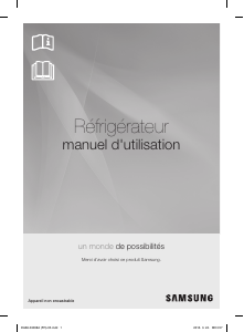 Mode d’emploi Samsung RR35H6610SS Réfrigérateur