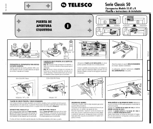 Manual de uso Telesco Classic 50 Cierrapuerta