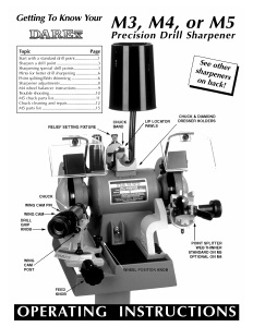 Manual Darex M3 Drill Bit Sharpener