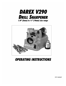 Manual Darex V290 Drill Bit Sharpener