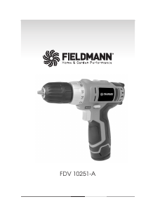 Руководство Fieldmann FDV 10251-A Дрель-шуруповерт