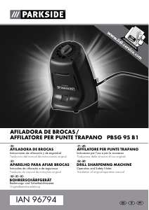 Manual de uso Parkside IAN 96794 Afilador de brocas