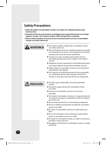 Manual de uso Samsung MWR-WH00 Control remoto