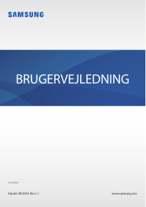 Brugsanvisning Samsung SM-R500 Galaxy Watch Active Smartwatch