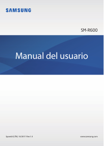 Manual de uso Samsung SM-R600 Gear Sport Smartwatch