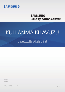 Kullanım kılavuzu Samsung SM-R830 Galaxy Active 2 Akıllı kol saati