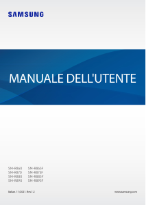 Manuale Samsung SM-R865F Galaxy Watch 4 Smartwatch