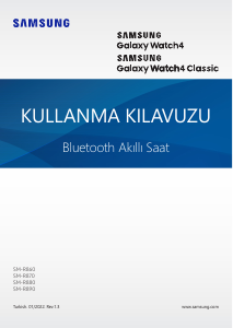 Kullanım kılavuzu Samsung SM-R870 Galaxy Watch 4 Akıllı kol saati