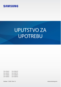 Priručnik Samsung SM-R895F Galaxy Watch 4 Pametni sat