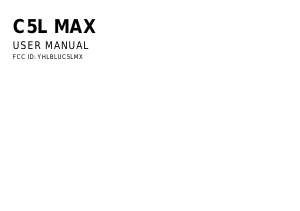 Manual BLU C5L MAX Mobile Phone