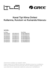 Kullanım kılavuzu Gree GUHN30NK3HO Klima