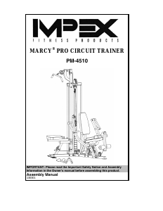 Manual Impex PM-4510 Multi-gym