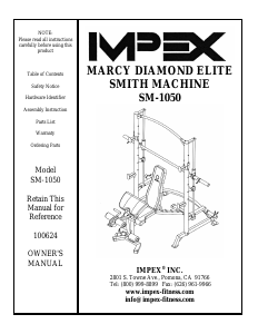 Manual Impex SM-1050 Multi-gym