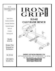 Manual Iron Grip IGS-02 Multi-gym