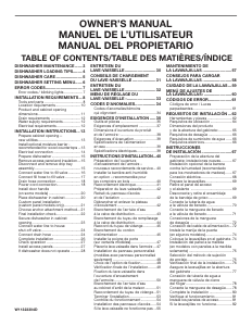 Manual Kenmore 22-14169 Dishwasher