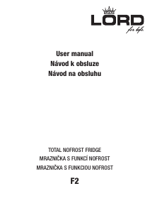 Manual Lord F2 Freezer