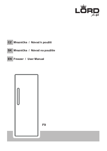 Manuál Lord F9 Mraznička
