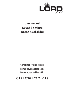 Návod Lord C17 Chladnička s mrazničkou