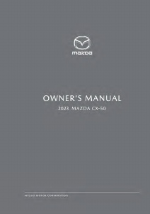 Handleiding Mazda CX-50 (2023)