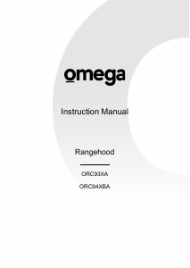 Handleiding Omega ORC93XA Afzuigkap