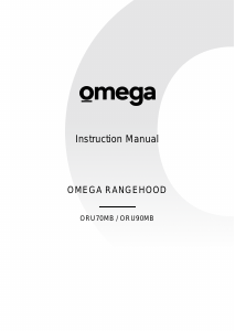 Handleiding Omega ORU70MB Afzuigkap