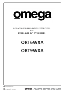 Handleiding Omega ORT9WXL Afzuigkap