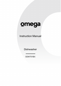 Manual Omega ODW701BX Dishwasher