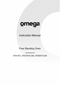 Handleiding Omega OF910FXCOM Oven
