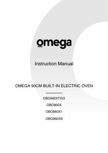 Manual Omega OBO960XTGG Oven